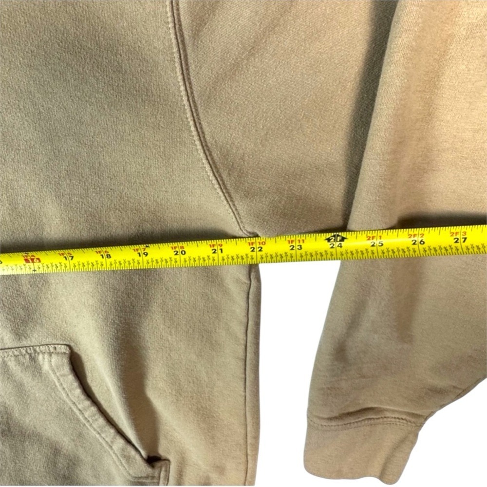Bozeman Montana Nordic Men's Tan Hoodie Size Medium - Picture 6 of 8